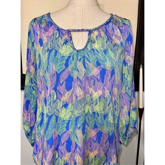 American Eagle Tropical Blouse - Medium - Picture 5 of 7